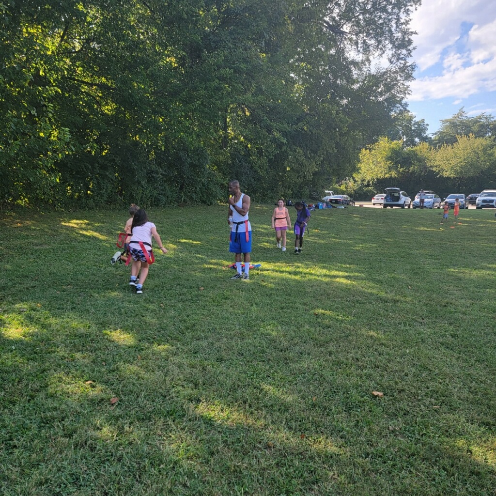 Playing Flag Football