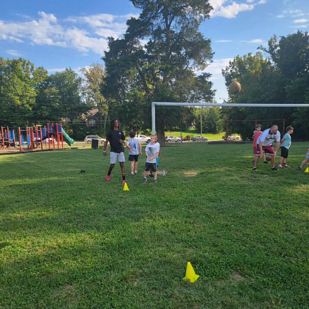 Playing Flag Football