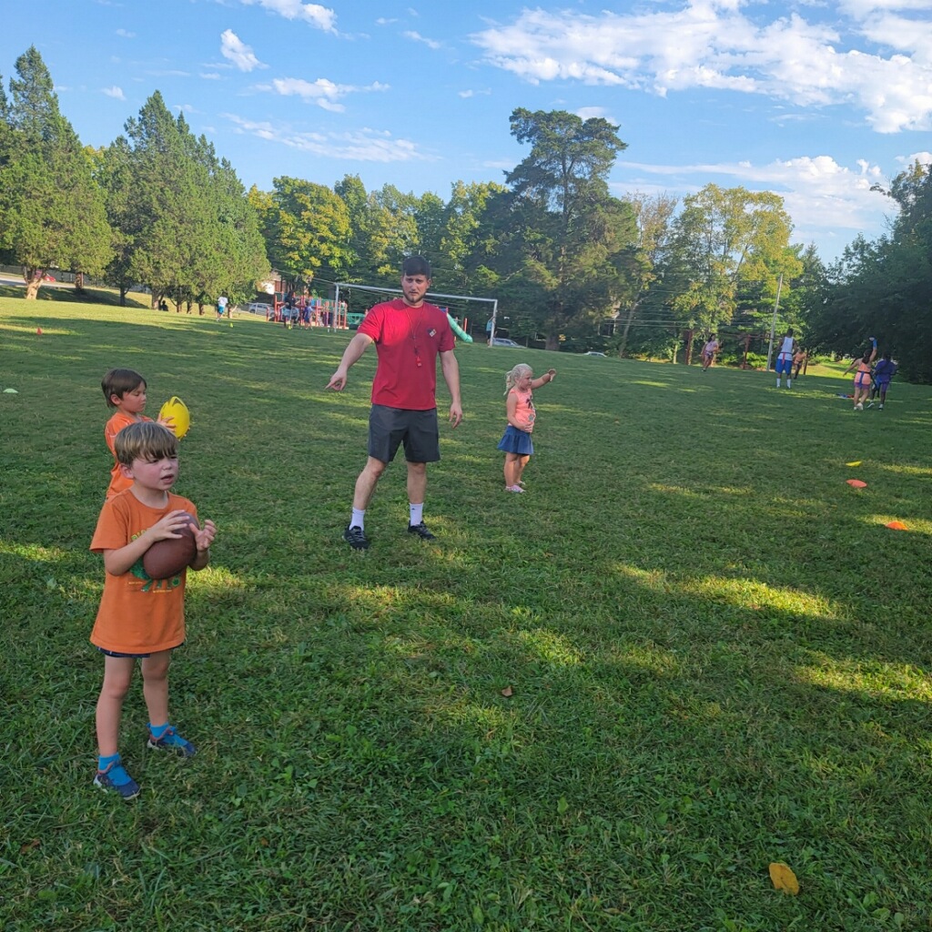 Playing Flag Football